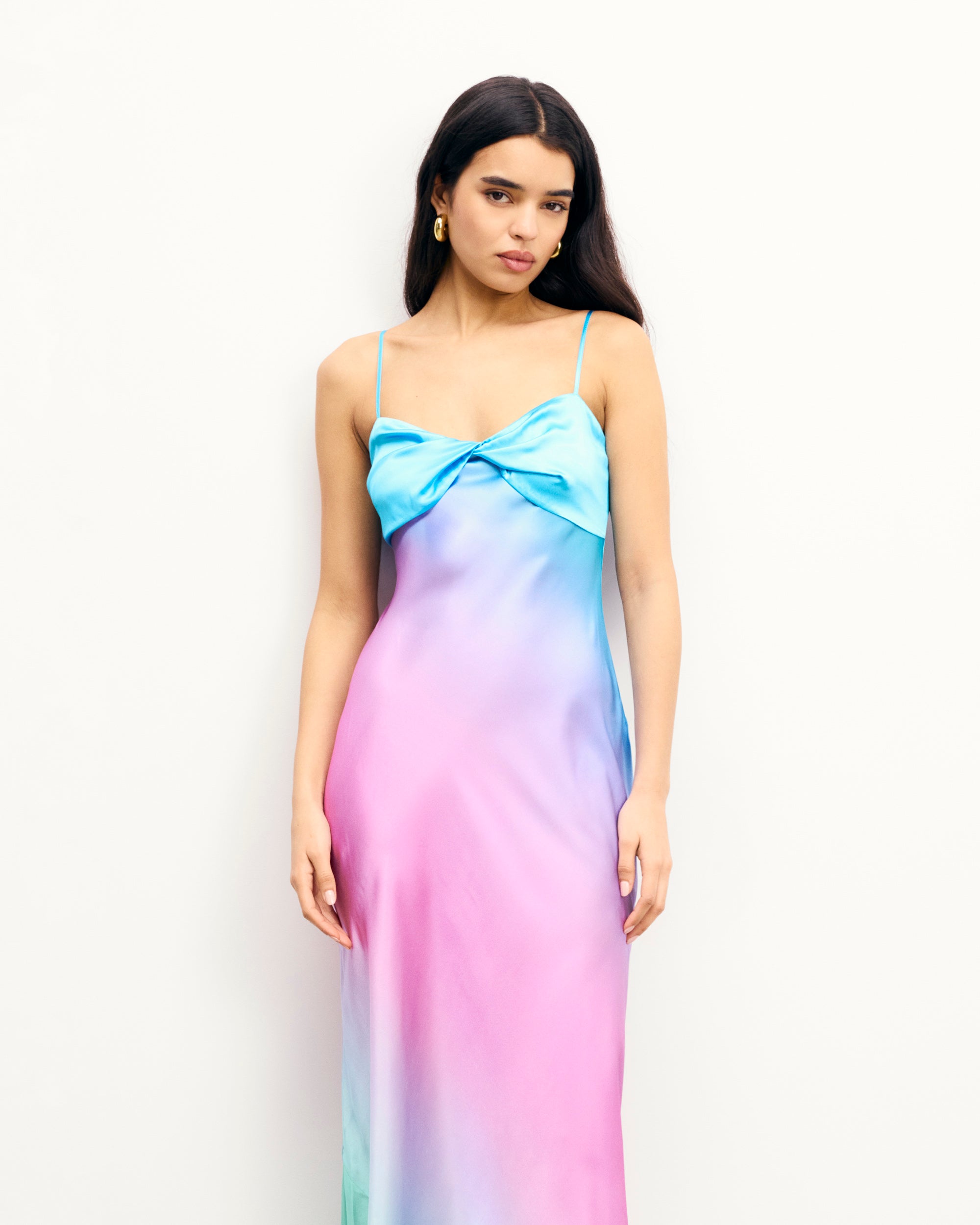FAIRY SKY / NEW / QTY : 50 / Robe Longue Bretelles Mazal - Fairy Sky