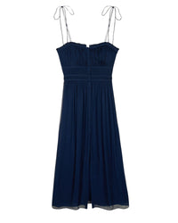 Robe longue à bretelles Rafaella - Navy