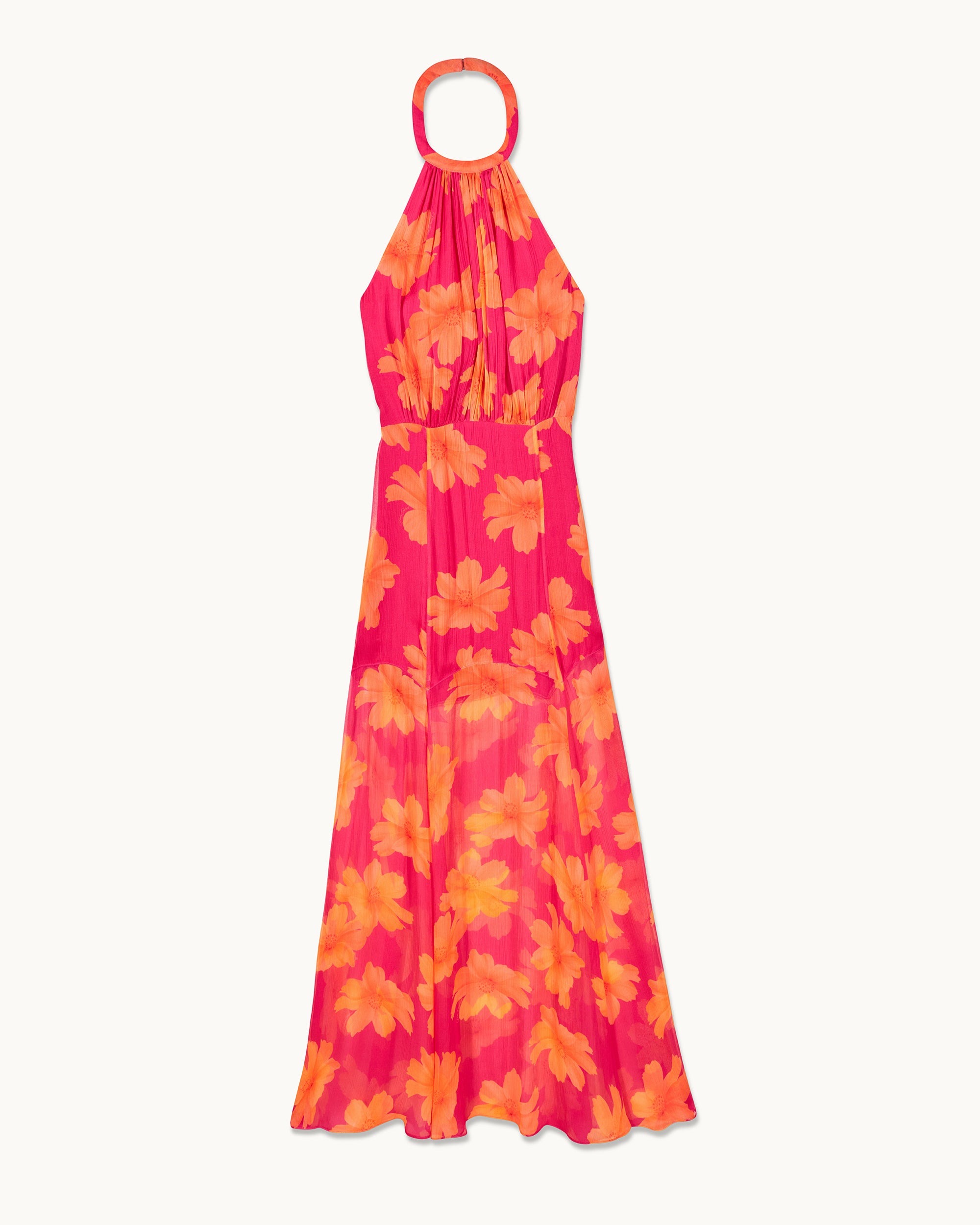FLOATING GARDEN / NEW / QTY : 61 / Robe Longue Bretelles Perla - Floating Garden