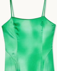 FUZZY GREEN / NEW / QTY : 68 / Robe Longue Bretelles Noah - Fuzzy Green