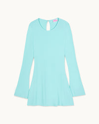 AQUA GREEN / NEW / QTY : 58 / Robe Courte Manches Longues Naïm - Aqua Green