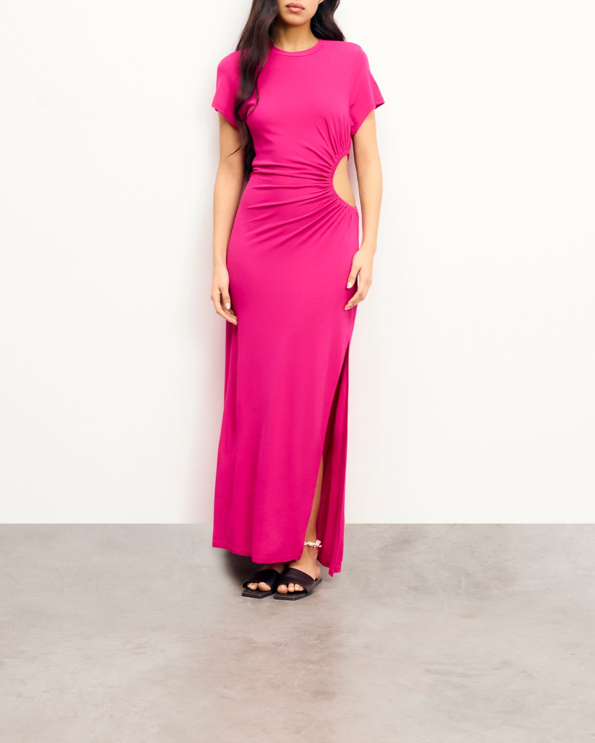 Robe longue Harper - Tropical Raspberry