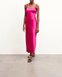 Batya strapless maxi dress - Tropical Raspberry