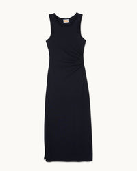 NOIR / NEW / QTY : 109 / Robe Longue Bretelles - Noir