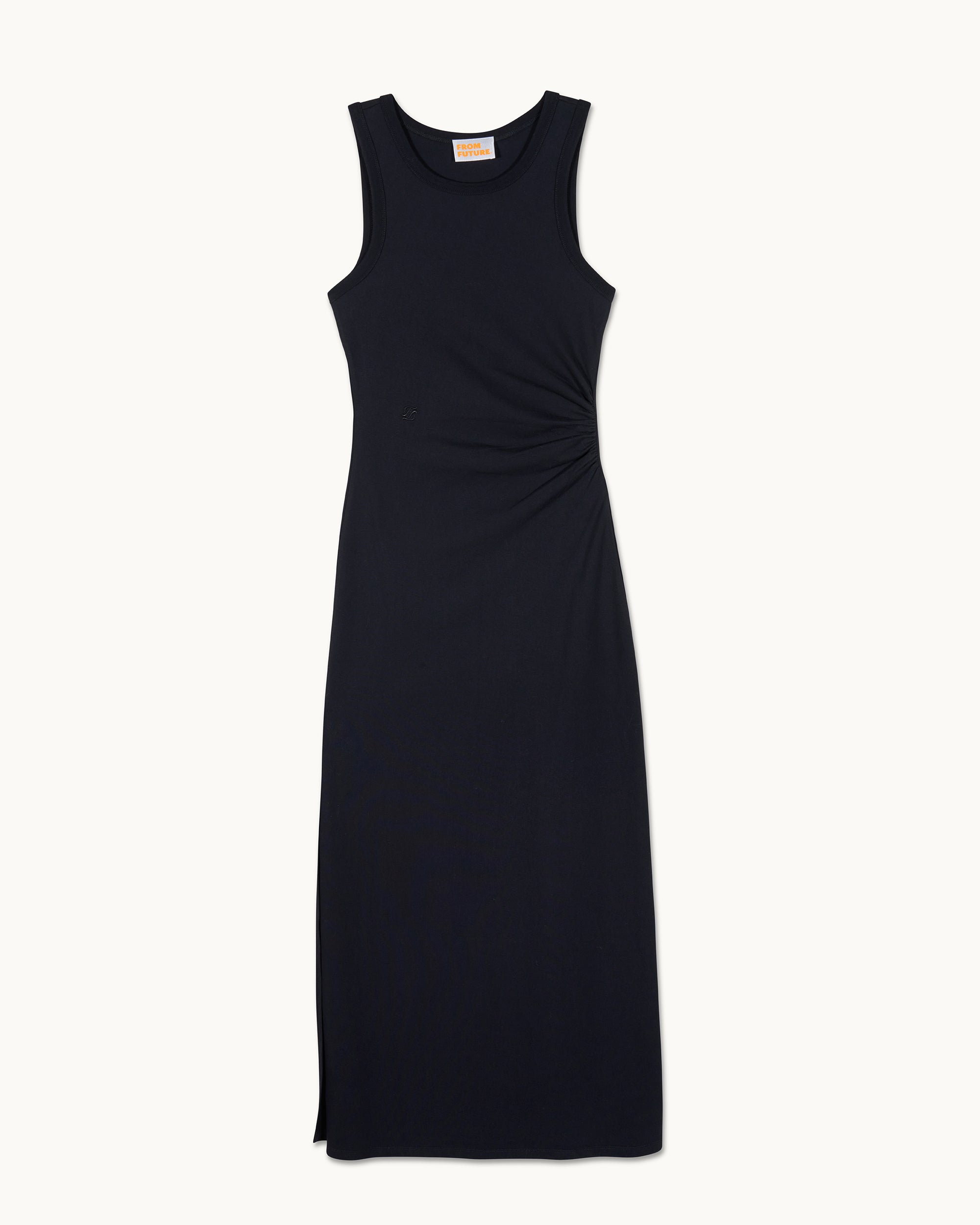 NOIR / NEW / QTY : 109 / Robe Longue Bretelles - Noir