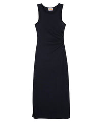 Robe longue à bretelles - Noir