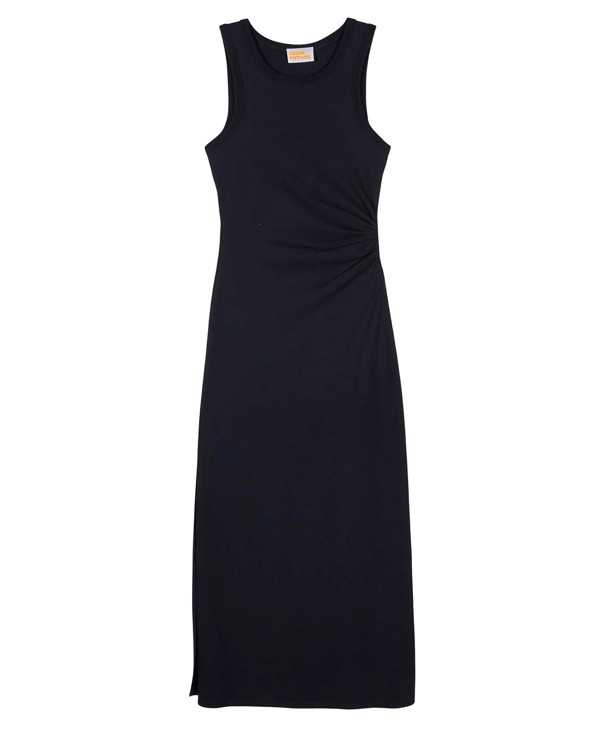 Robe longue à bretelles - Noir