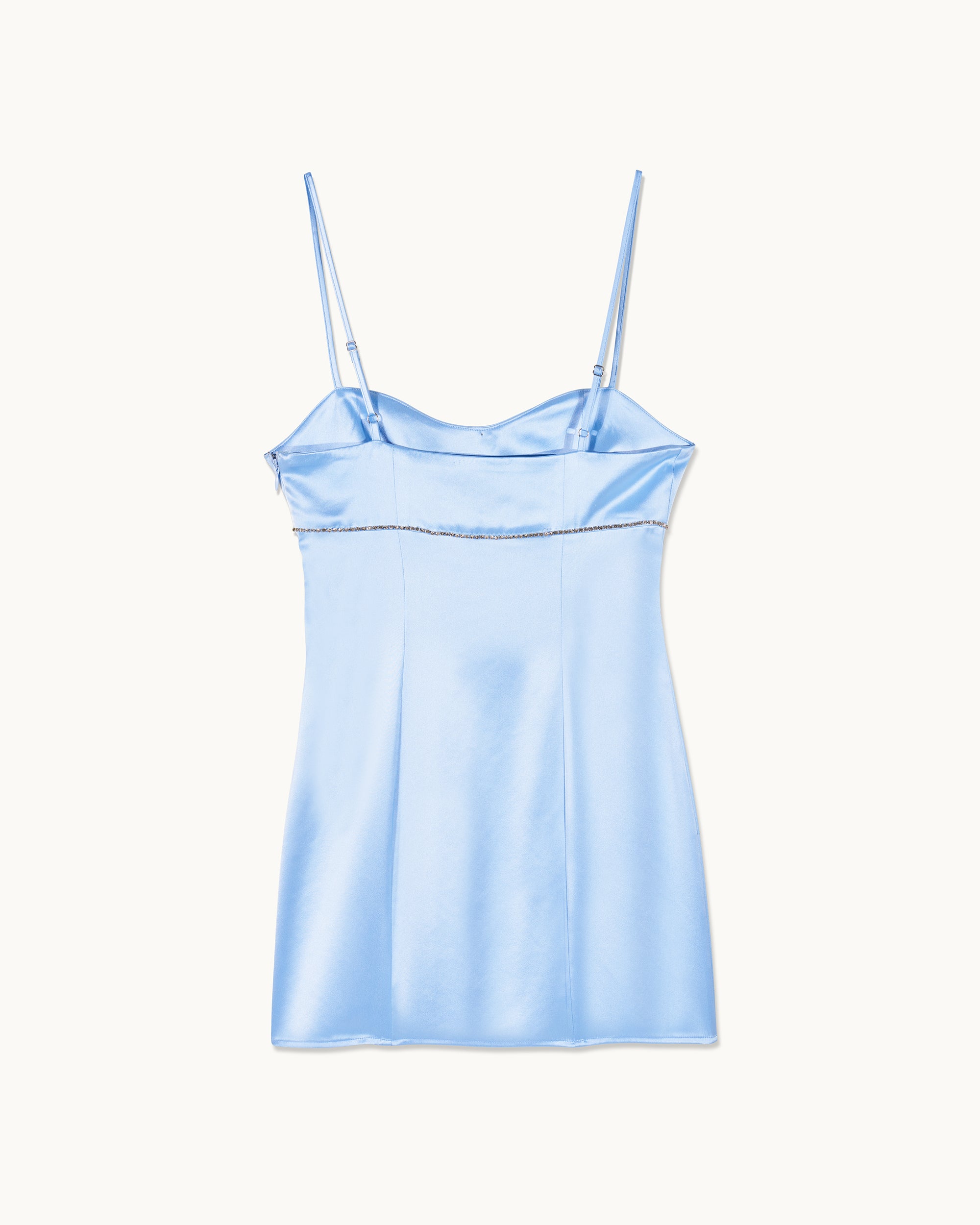 Robe courte à bretelles Batcheva - Baby Blue