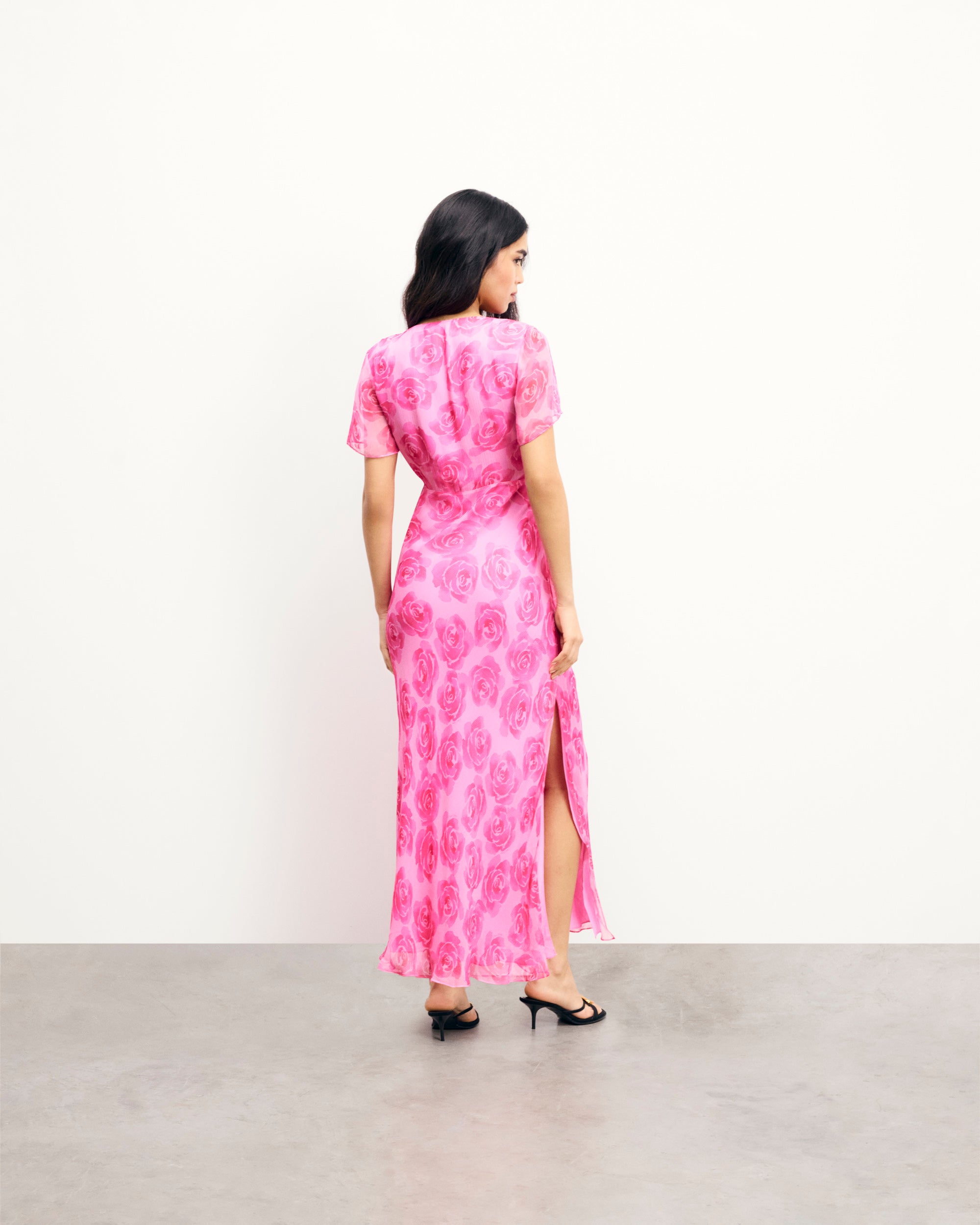 CANDY FLOWERS / NEW / QTY : 71 / Robe Longue Manches Courtes Michaela - Candy Flowers