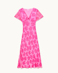 CANDY FLOWERS / NEW / QTY : 71 / Robe Longue Manches Courtes Michaela - Candy Flowers