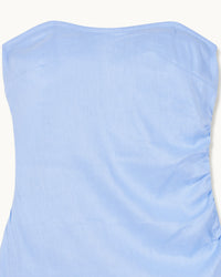 BABY BLUE / NEW / QTY : 134 / Robe Courte Bustier Nola - Baby Blue