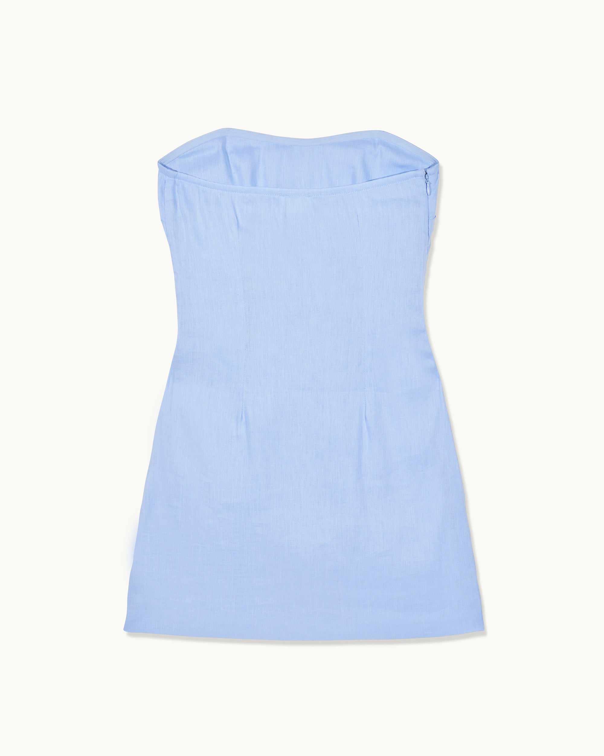 BABY BLUE / NEW / QTY : 134 / Robe Courte Bustier Nola - Baby Blue
