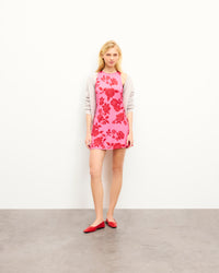 SPRING FLOWERS / NEW / QTY : 90 / Robe Courte Manches Courtes Emmy - Spring Flowers