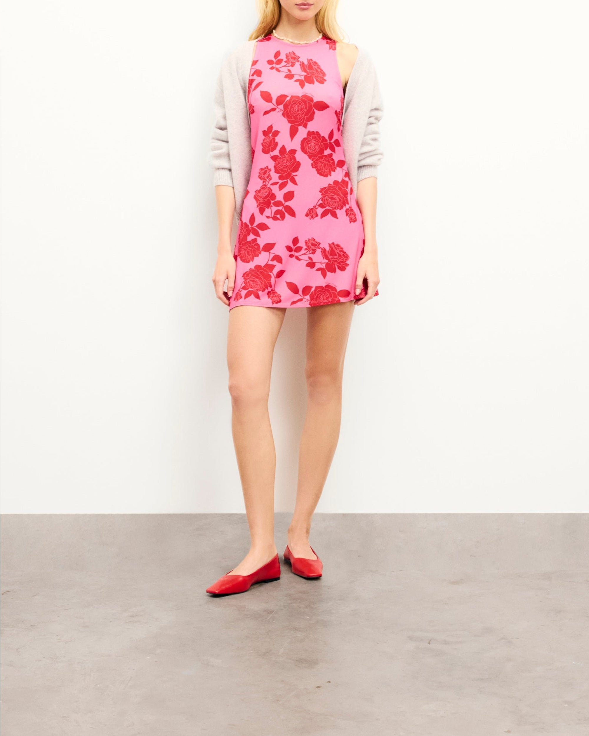 Emmy short-sleeved dress - Spring Flowers