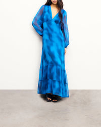 Robe à manches longues Giovanna - Fuzzy Blue