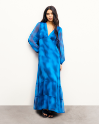 FUZZY BLUE / NEW / QTY : 58 / Robe Manches Longues Giovanna - Fuzzy Blue