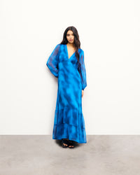 FUZZY BLUE / NEW / QTY : 58 / Robe Manches Longues Giovanna - Fuzzy Blue