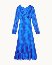 FUZZY BLUE / NEW / QTY : 58 / Robe Manches Longues Giovanna - Fuzzy Blue