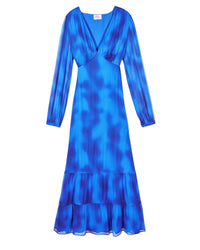 Robe à manches longues Giovanna - Fuzzy Blue
