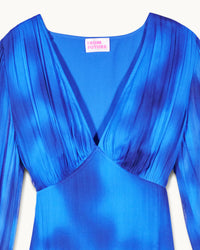 FUZZY BLUE / NEW / QTY : 58 / Robe Manches Longues Giovanna - Fuzzy Blue
