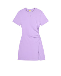 Robe longue à manches courtes - Fantasy Lilac