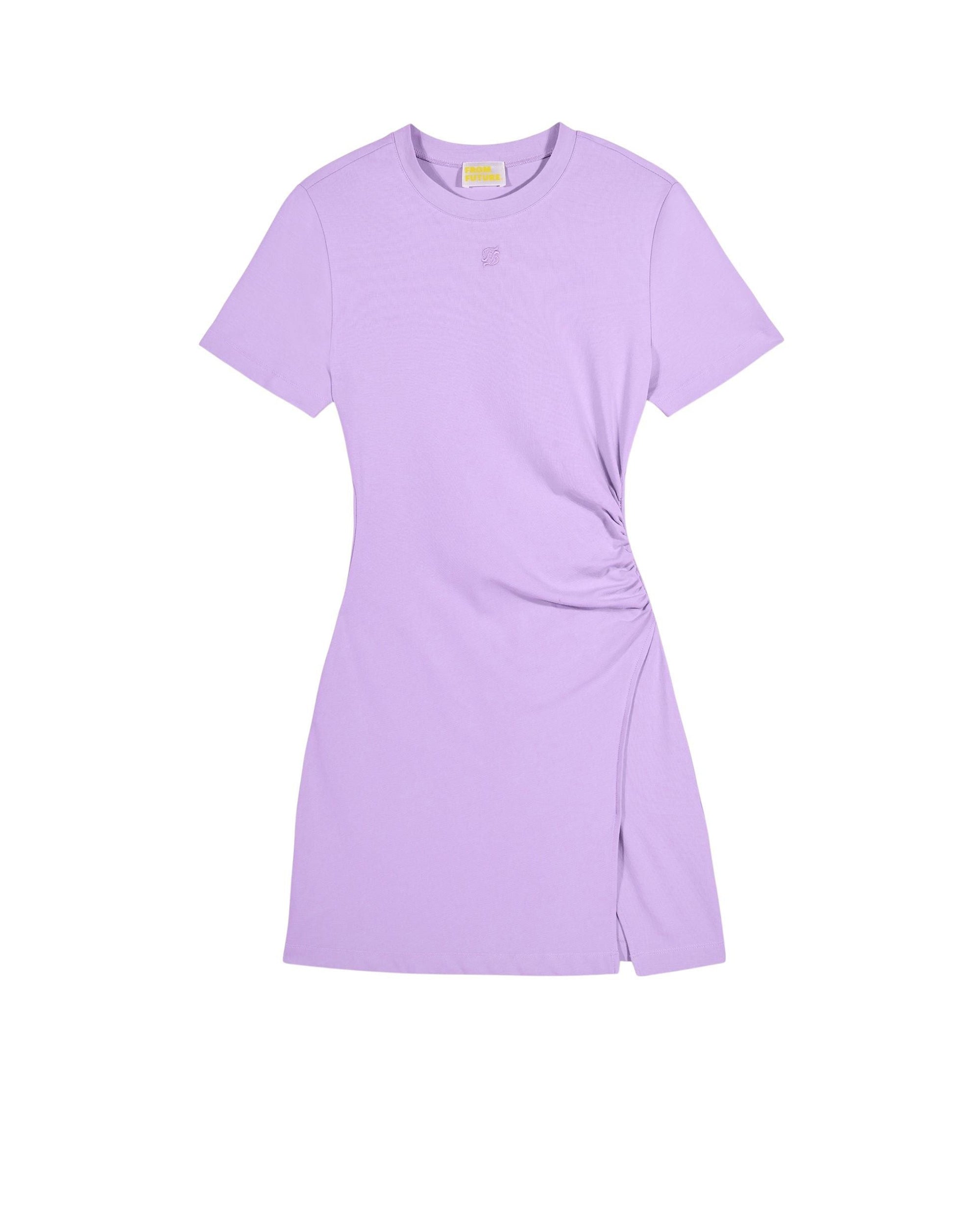 Robe longue à manches courtes - Fantasy Lilac