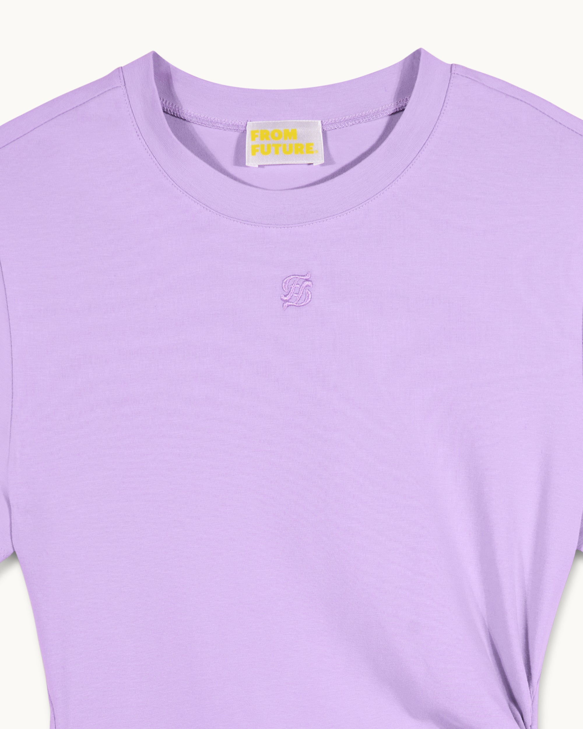 Robe longue à manches courtes - Fantasy Lilac