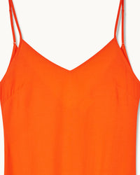 FANTASY ORANGE / NEW / QTY : 78 / Robe Longue Bretelles Tallia - Fantasy Orange