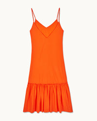 Robe longue à bretelles Tallia - Fantasy Orange