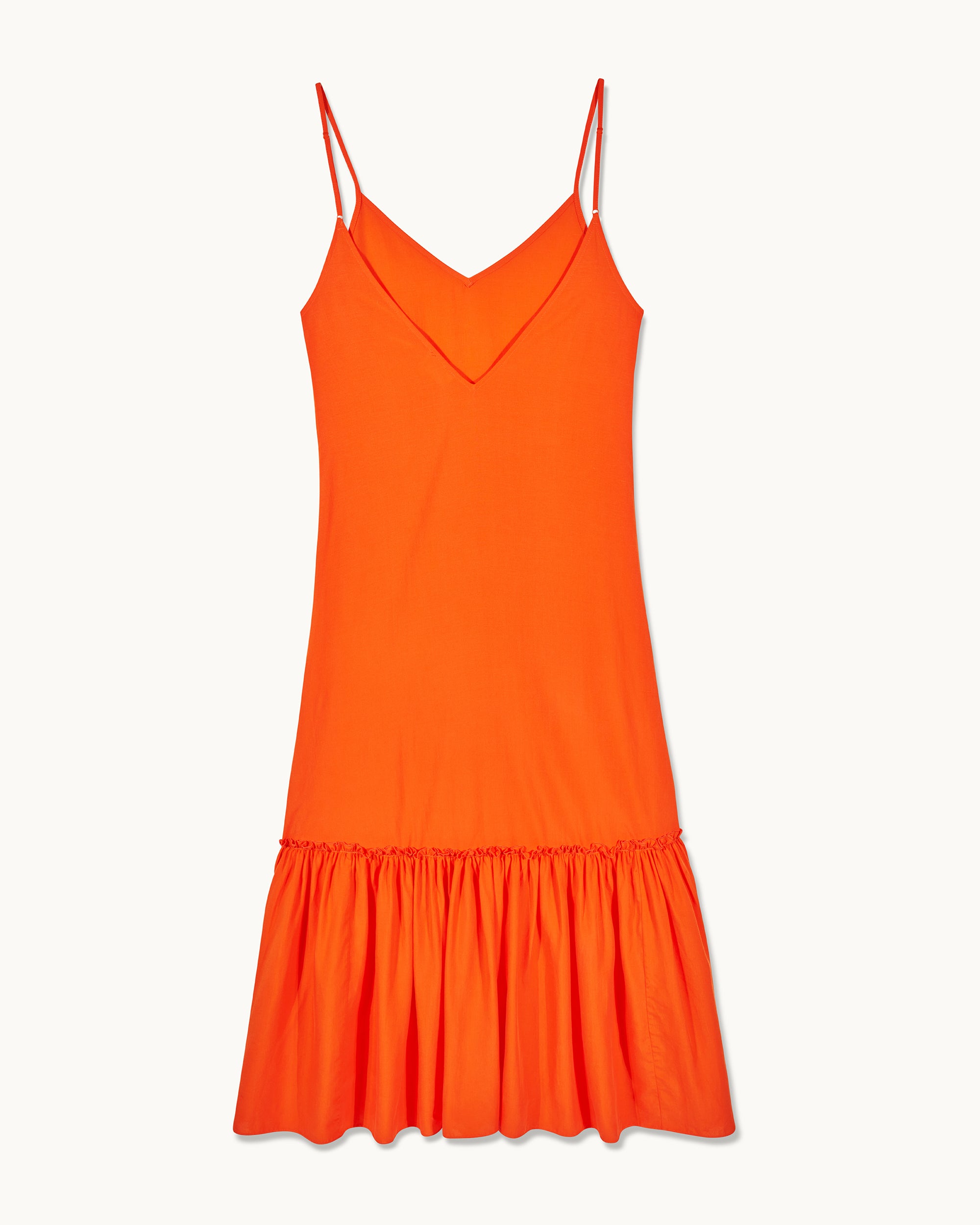 FANTASY ORANGE / NEW / QTY : 78 / Robe Longue Bretelles Tallia - Fantasy Orange