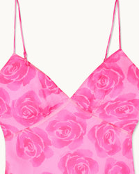 Robe courte à bretelles Ellie - Candy Flowers