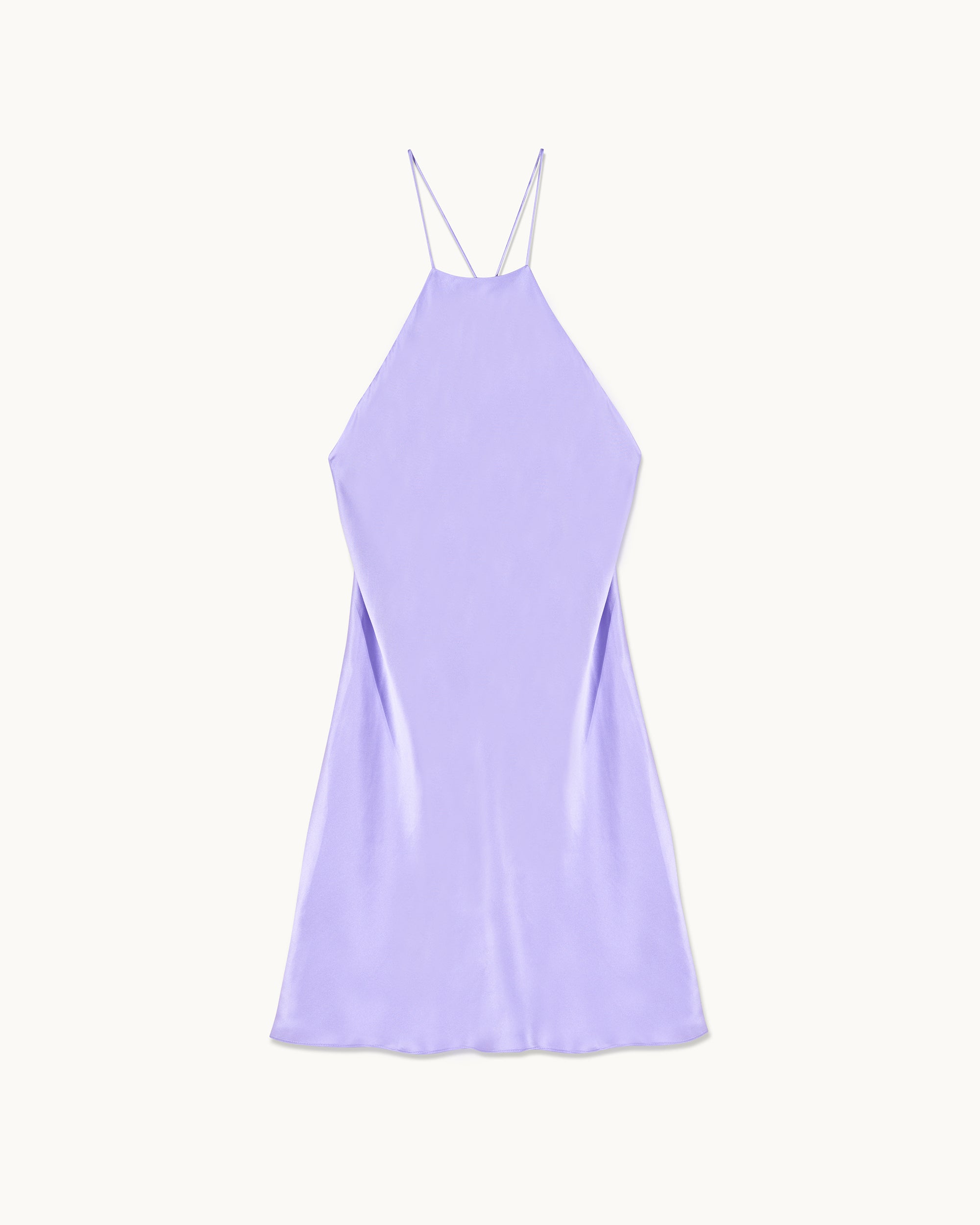 LILAS / NEW / QTY : 42 / Robe Courte Bretelles Serena - Lilas