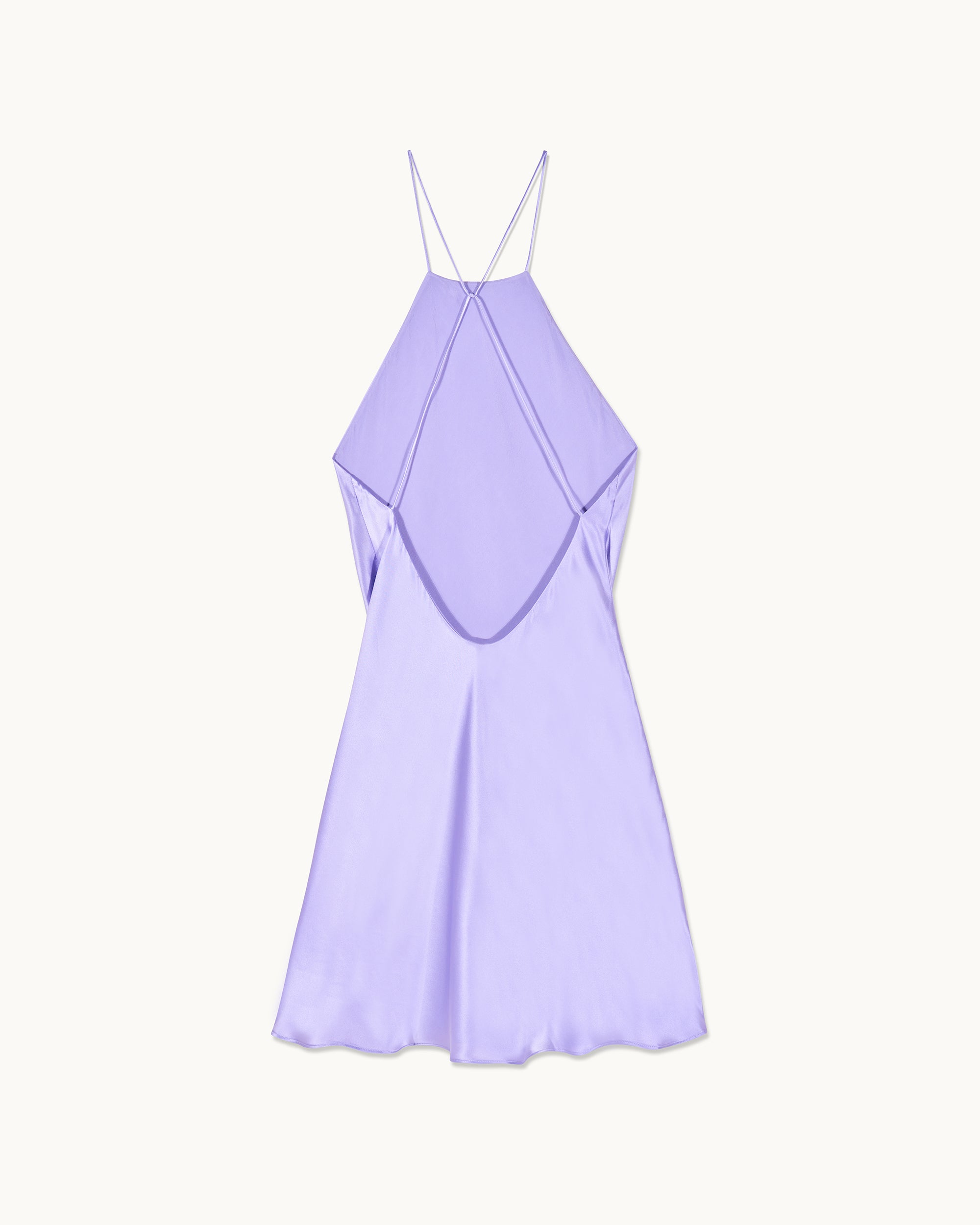 LILAS / NEW / QTY : 42 / Robe Courte Bretelles Serena - Lilas
