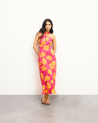 FLOATING GARDEN / NEW / QTY : 65 / Robe Longue Dos Nu Alma - Floating Garden