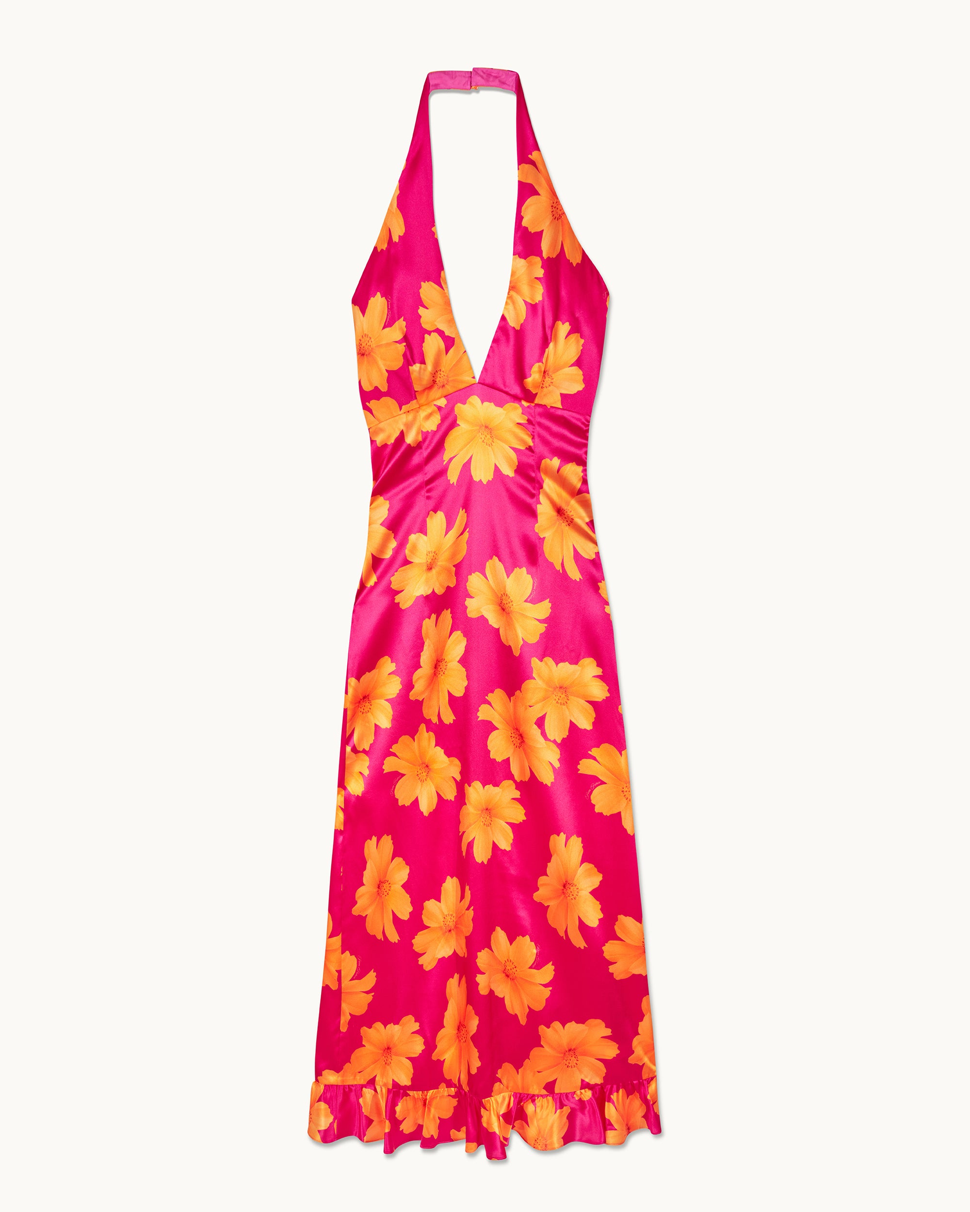 FLOATING GARDEN / NEW / QTY : 65 / Robe Longue Dos Nu Alma - Floating Garden