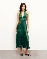 BLURRY GARDEN / NEW / QTY : 125 / Robe Longue Dos Nu Alma - Blurry Garden