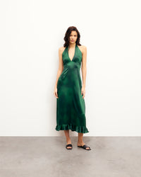 BLURRY GARDEN / NEW / QTY : 125 / Robe Longue Dos Nu Alma - Blurry Garden