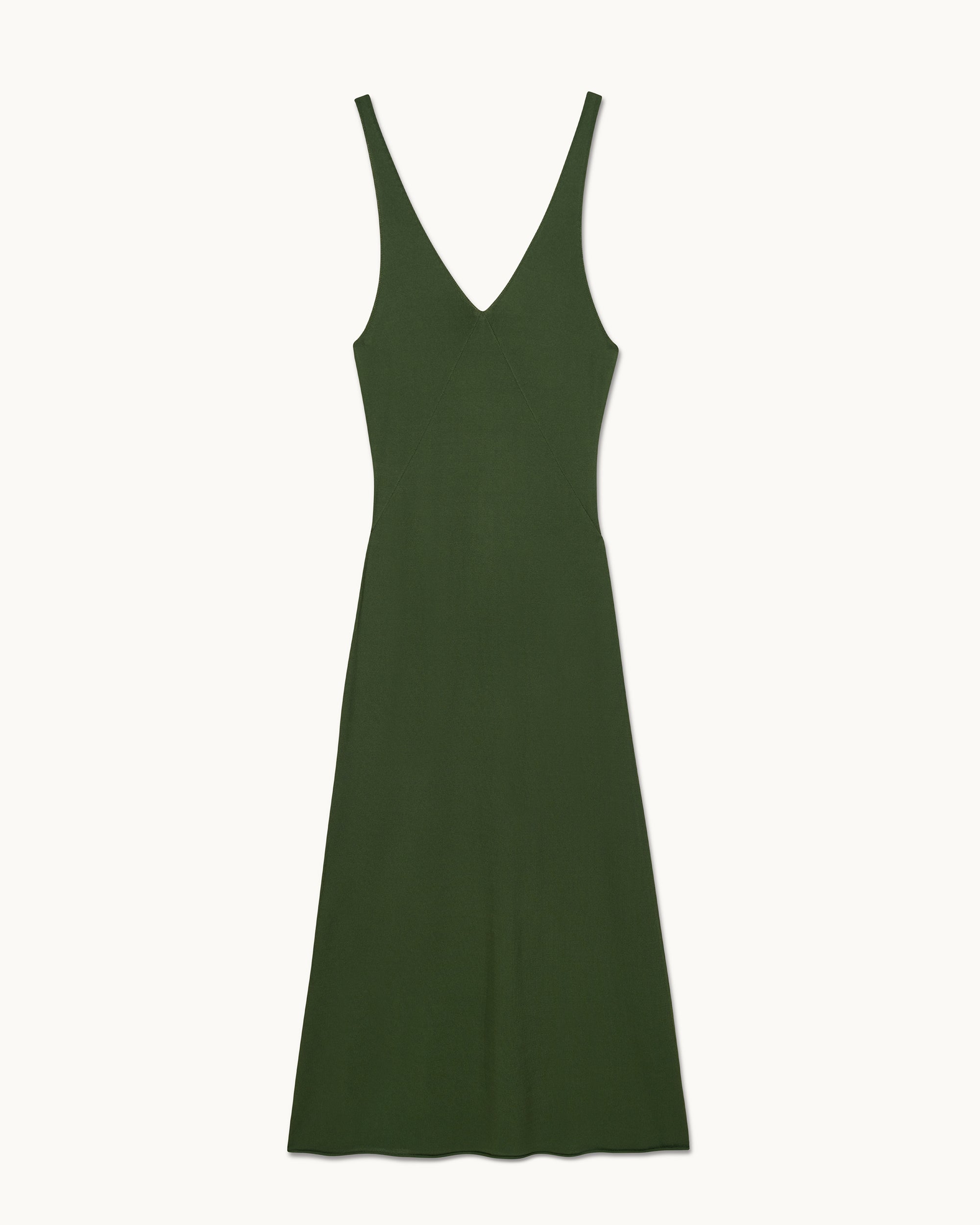 KAKI / NEW / QTY : 32 / Robe Longue Bretelles - Kaki