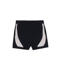 Short court en cachemire - Noir