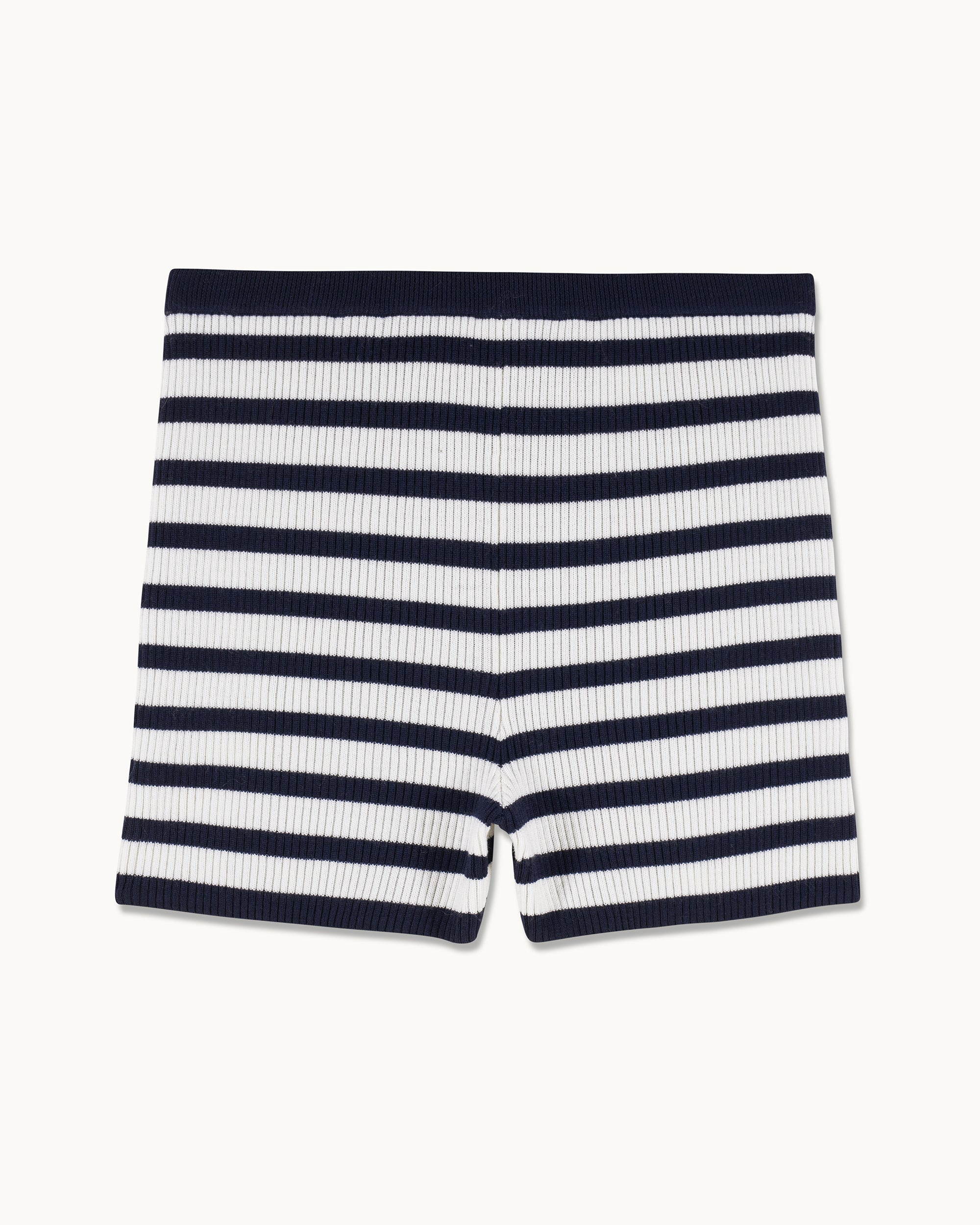 ECRU/NAVY / NEW / QTY : 4 / Short Court Baigneur - Ecru/Navy