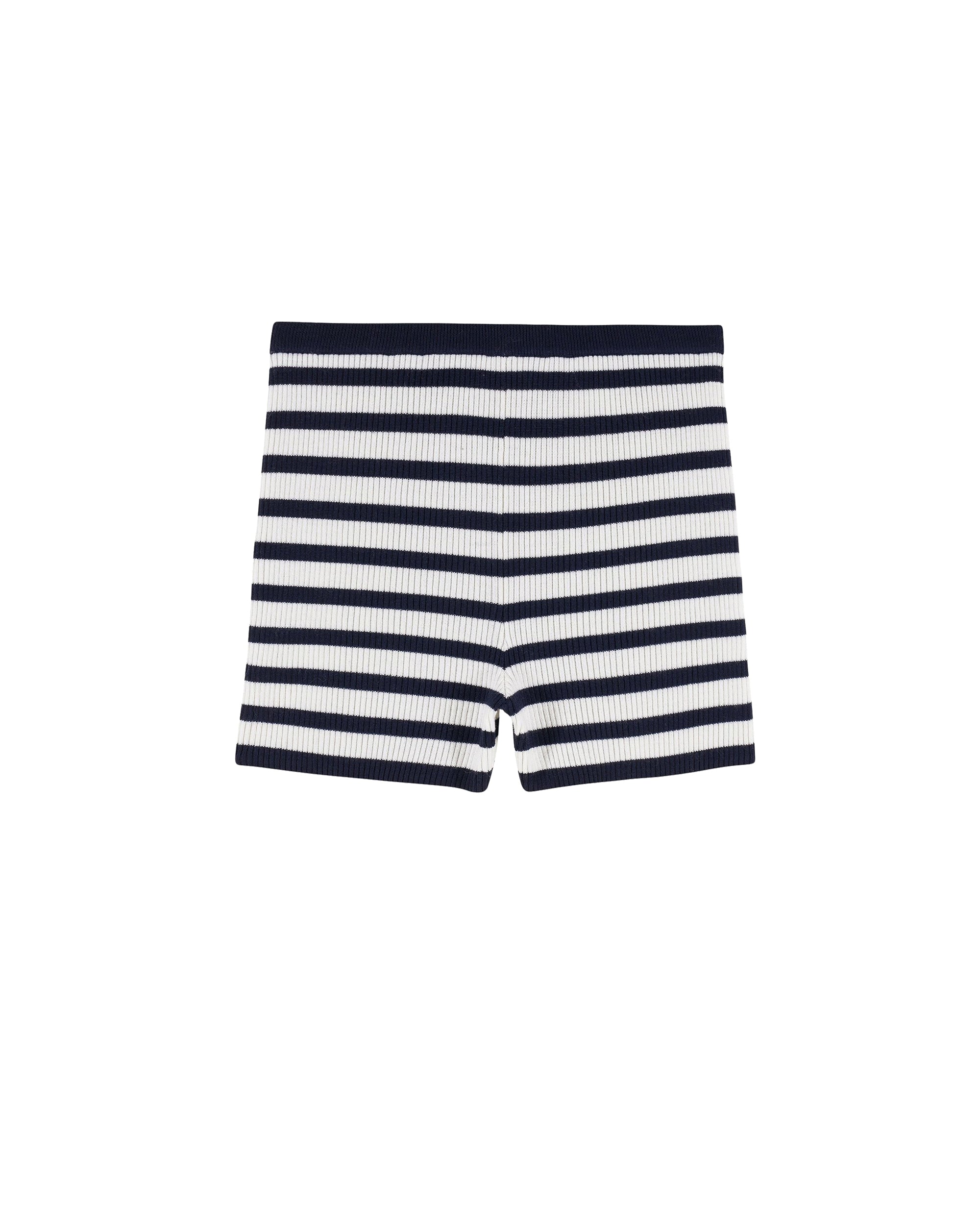 Short court en laine - Ecru & Navy
