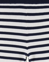 Short court en laine - Ecru & Navy