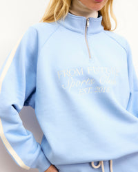 BABY BLUE / NEW / QTY : 28 / Sweatshirt Col Camionneur - Baby Blue