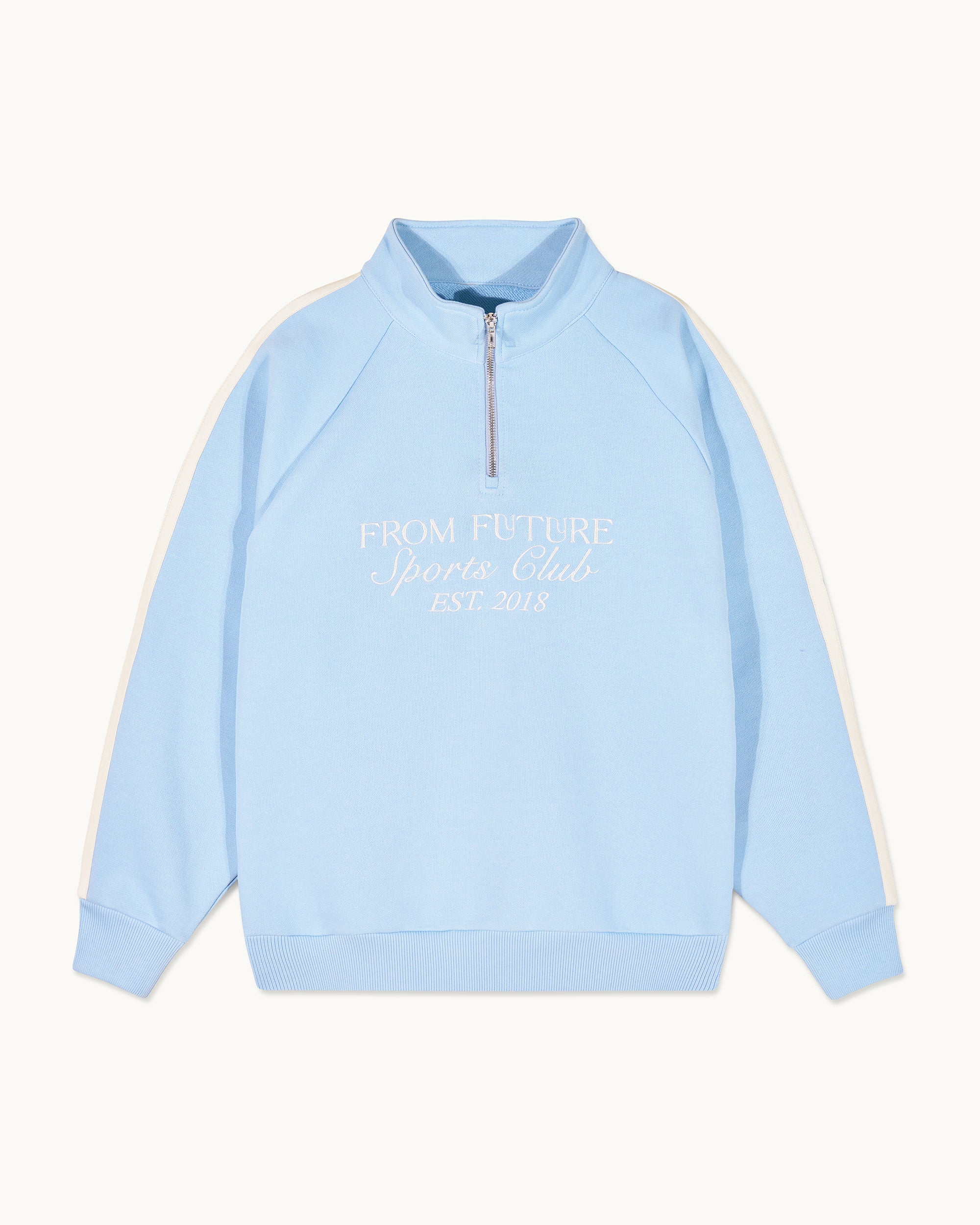 BABY BLUE / NEW / QTY : 28 / Sweatshirt Col Camionneur - Baby Blue