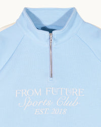 Truck-neck sweatshirt - Baby Blue