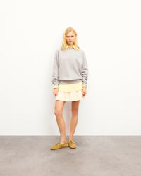 GRIS CHINE CLAIR / NEW / QTY : 119 / Sweatshirt Col Rond - Gris Chine Clair