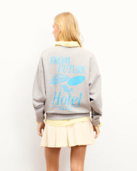 GRIS CHINE CLAIR / NEW / QTY : 119 / Sweatshirt Col Rond - Gris Chine Clair