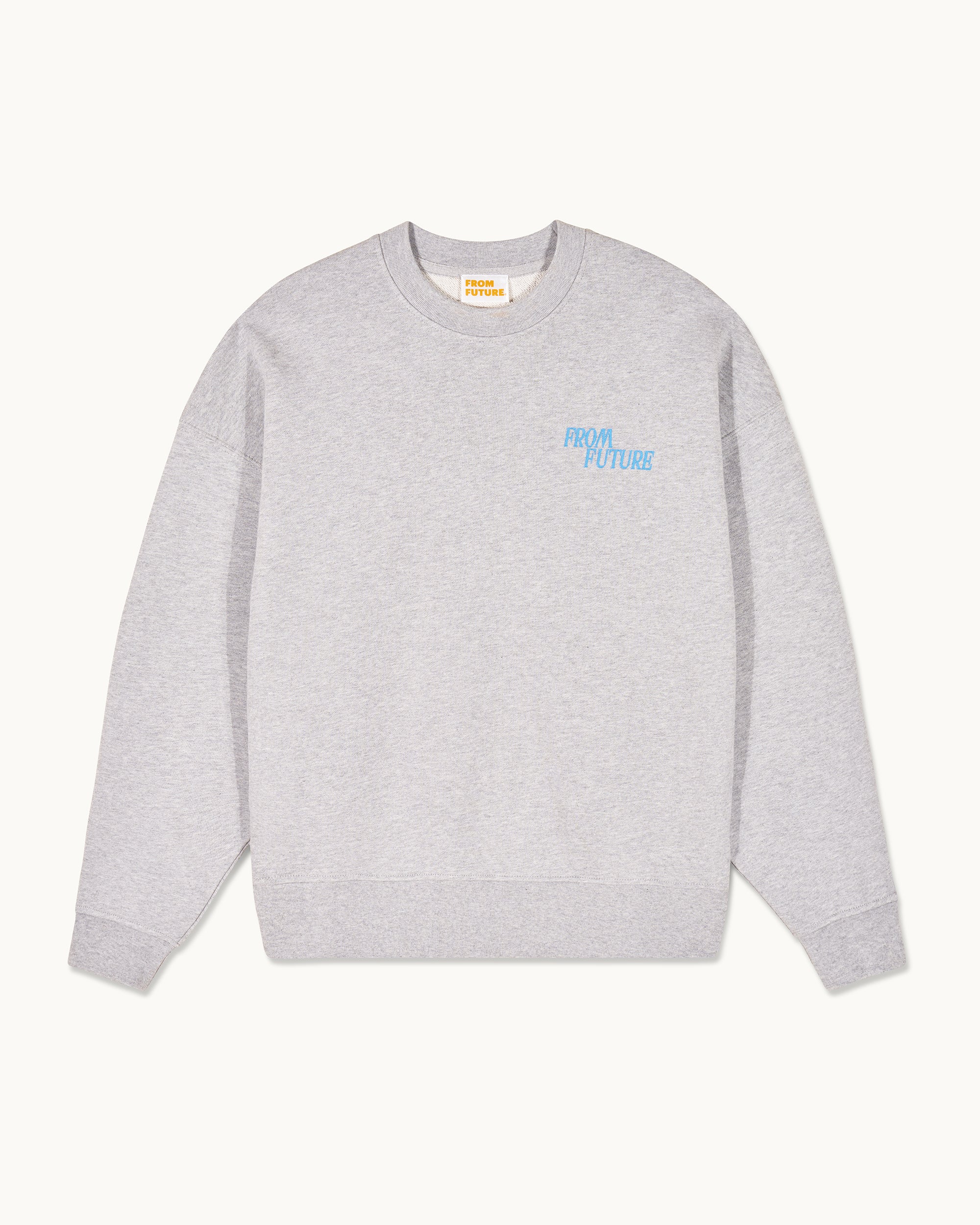 GRIS CHINE CLAIR / NEW / QTY : 119 / Sweatshirt Col Rond - Gris Chine Clair