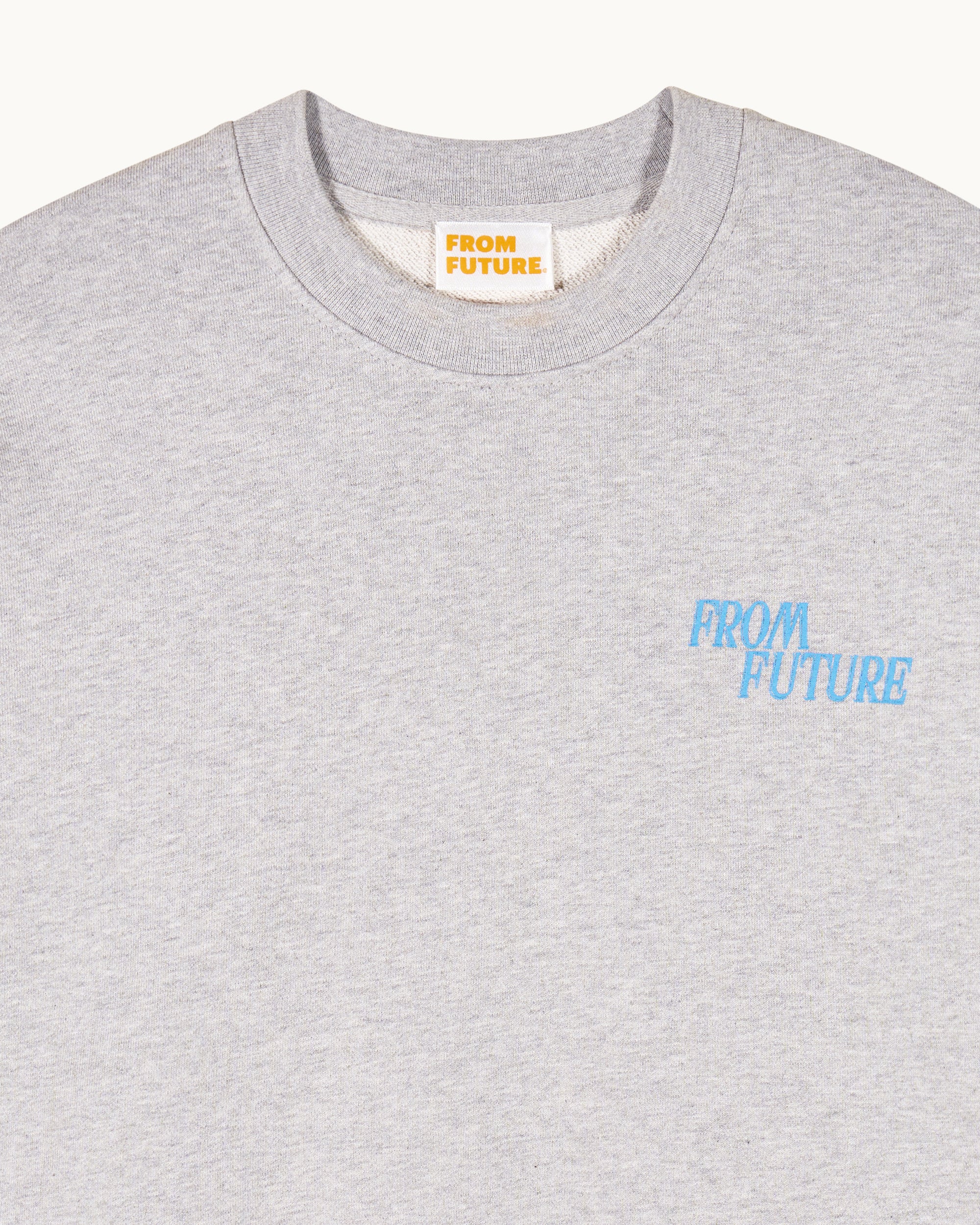 GRIS CHINE CLAIR / NEW / QTY : 119 / Sweatshirt Col Rond - Gris Chine Clair