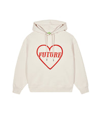 Hoodie Maxi Coeur - Sable